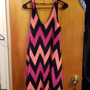 Dress Chevron print